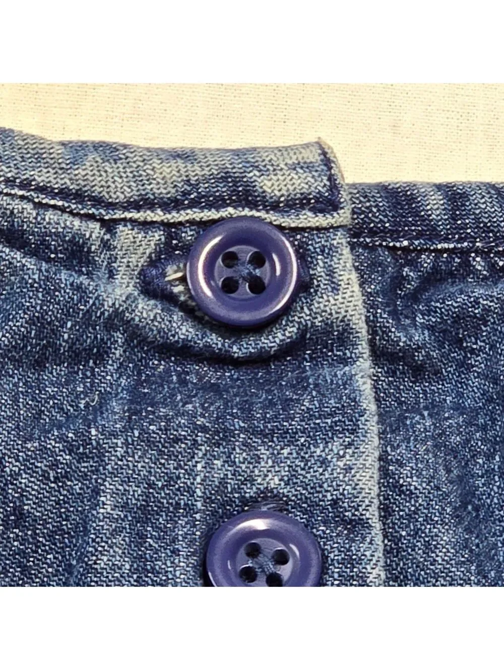Vintage Y2K Baby Girl Clothes Gap Denim Dungarees Jean Overalls Romper 6-12 m